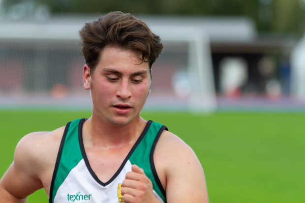 Nathan Bonzon arr&ecirc;te la comp&eacute;tition, ici sur sa piste de Monthey le 4 octobre 2020 [J&eacute;r&ocirc;me Genet]
